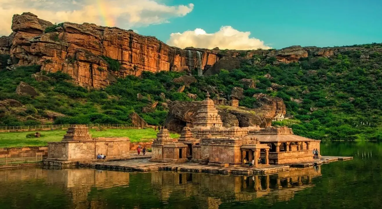 Matanga Hill, providing panoramic views of Hampi's landscapes, including ruins and the Tungabhadra River, ideal for sunrise or sunset.