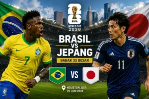 Brazil hadapi Jepang: Prediksi 32 Besar yang Mendebarkan