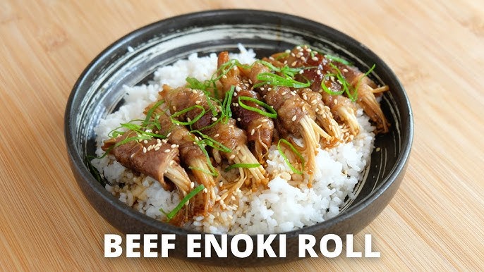 Beef Enoki Roll